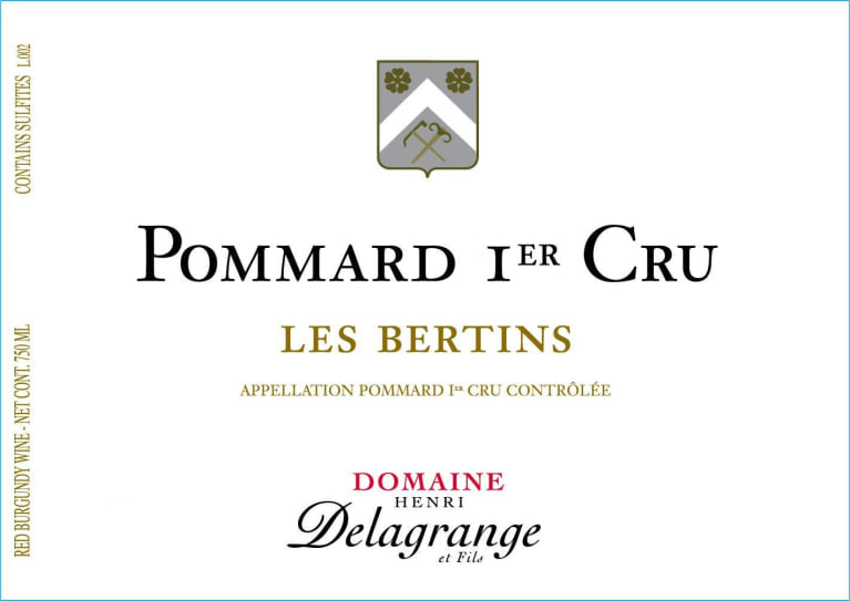 Domaine Henri Delagrange Pommard Les Bertins Premier Cru 2020