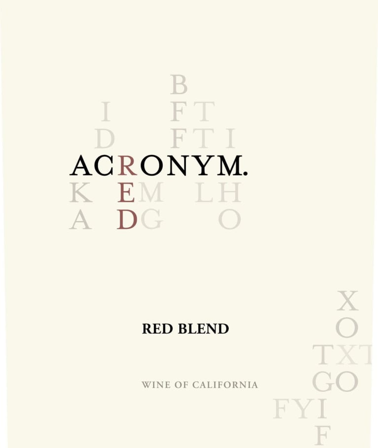 Acronym Red Blend 2016