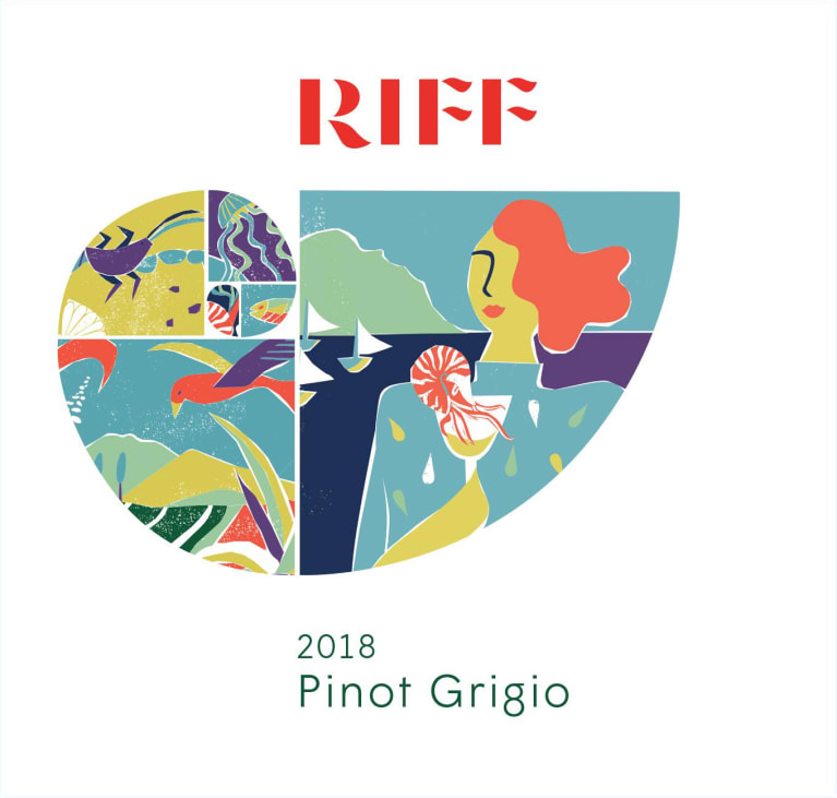 Riff Pinot Grigio 2018 Front Label