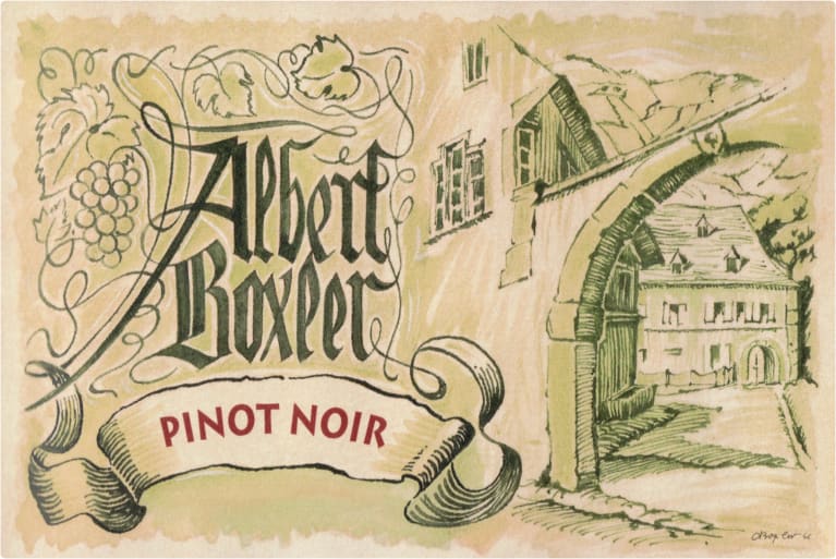 Albert Boxler Pinot Noir 2019 Front Label