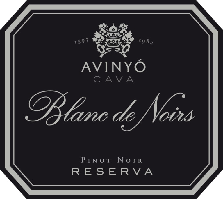 Avinyo Blanc de Noirs Reserva Brut Nature Cava 2017 Front Label