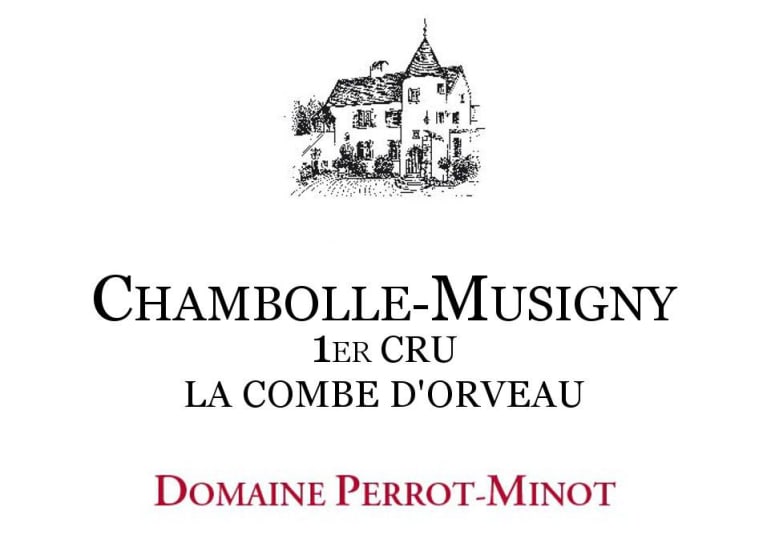 Domaine Perrot-Minot Chambolle-Musigny La Combe d'Orveau Premier Cru 2012 Front Label