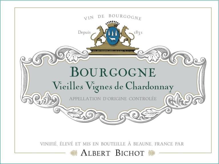 Albert Bichot Bourgogne Vieilles Vignes Chardonnay 2016 Front Label