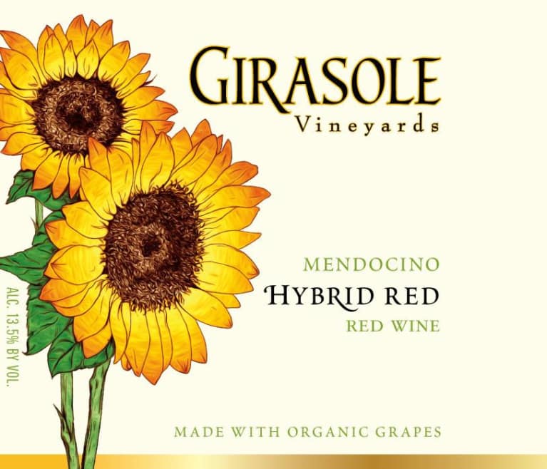 Girasole Vineyards Hybrid Red 2017 Front Label