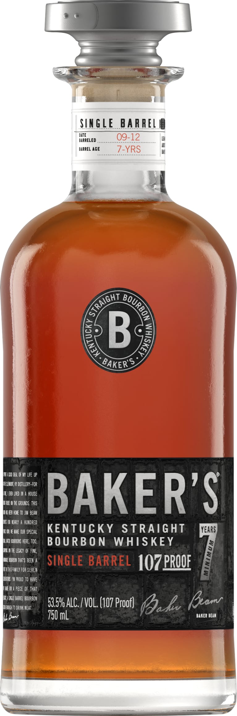 Baker's 7 Year Kentucky Straight Bourbon Whiskey