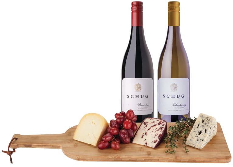 90 Point Wine & Cheese Board Gift Set