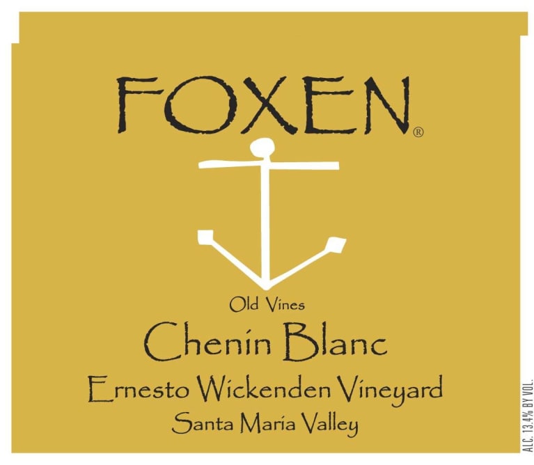 Foxen Ernesto Wickenden Vineyard Chenin Blanc 2019 Front Label