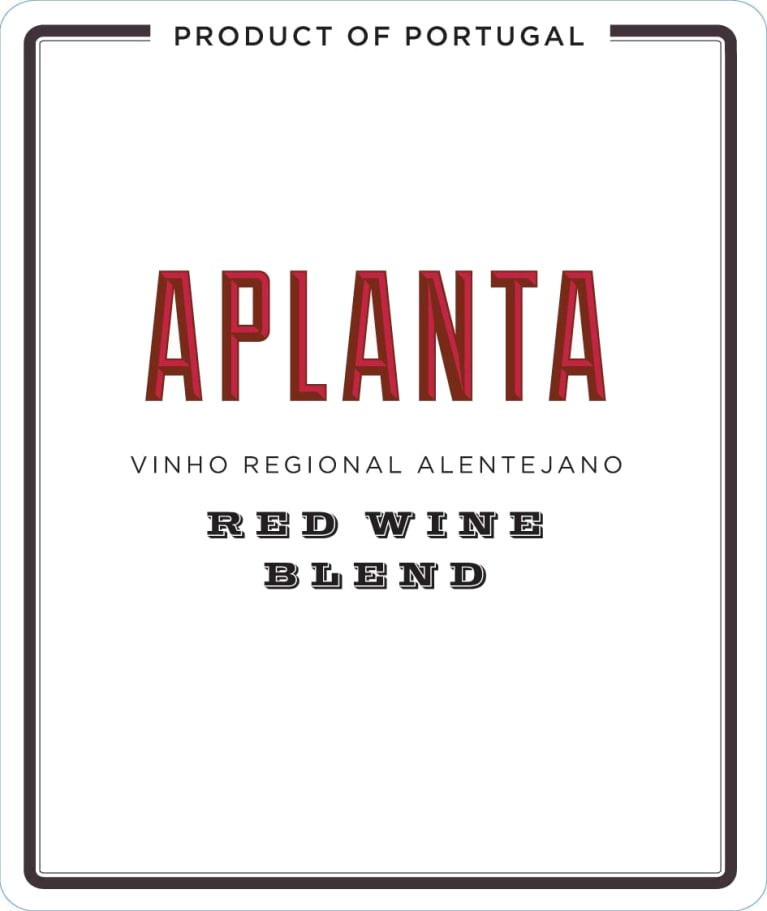 Aplanta Red Blend 2017 Front Label