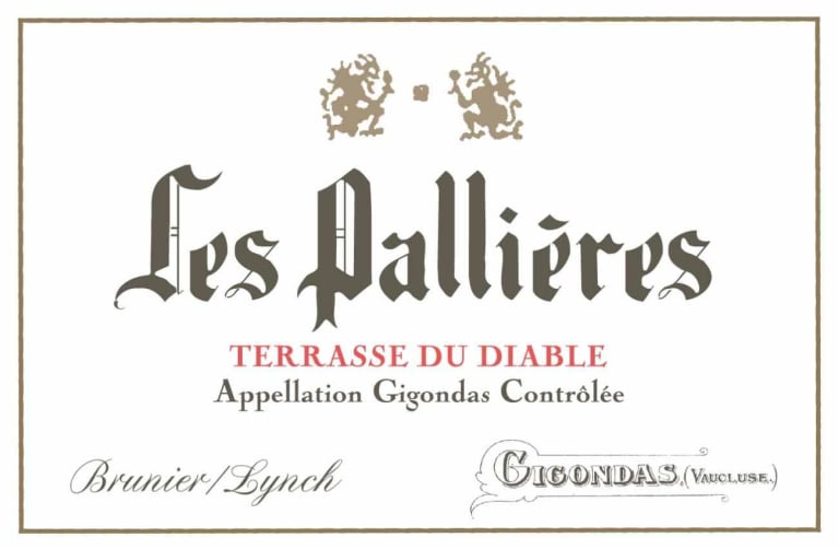 Domaine les Pallieres Gigondas Terrasse du Diable 2016 Front Label