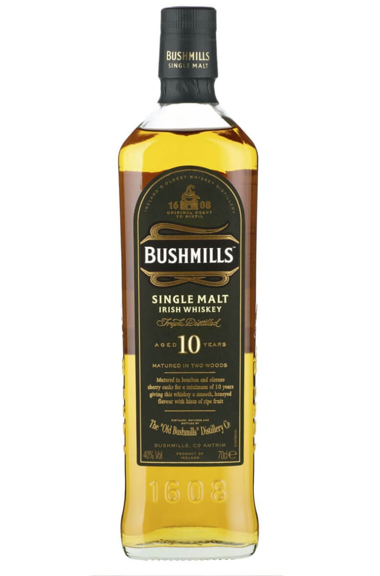 10 Irish Year Bushmills Malt Whiskey Single