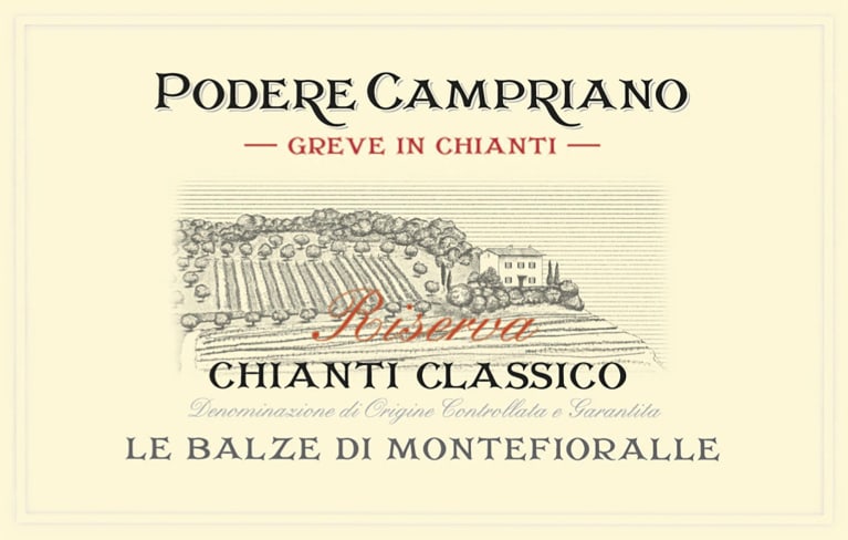 Campriano Chianti Classico Riserva 2015 Front Label