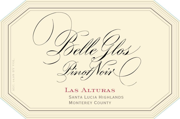 Belle Glos Las Alturas Vineyard Pinot Noir 2020 Front Label