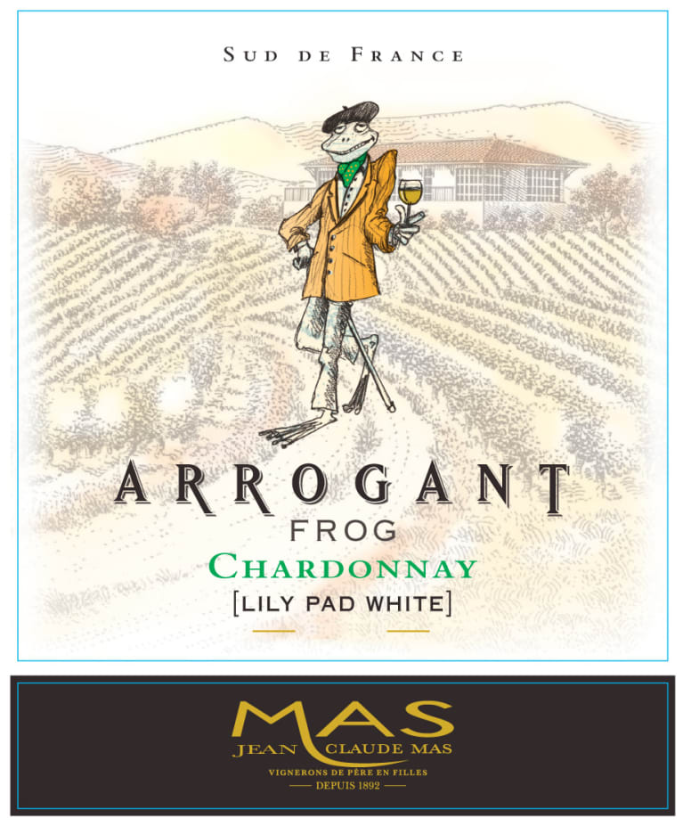 Arrogant Frog Chardonnay 2015 Front Label