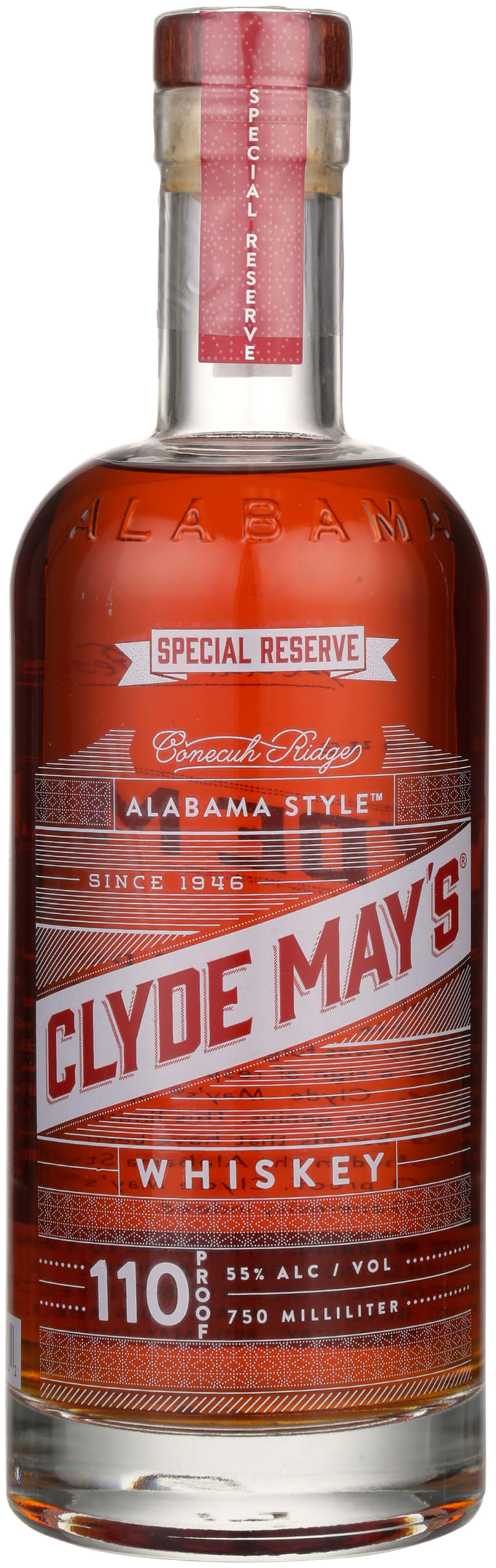 Clyde Mays Special Reserve Alabama Style Whiskey