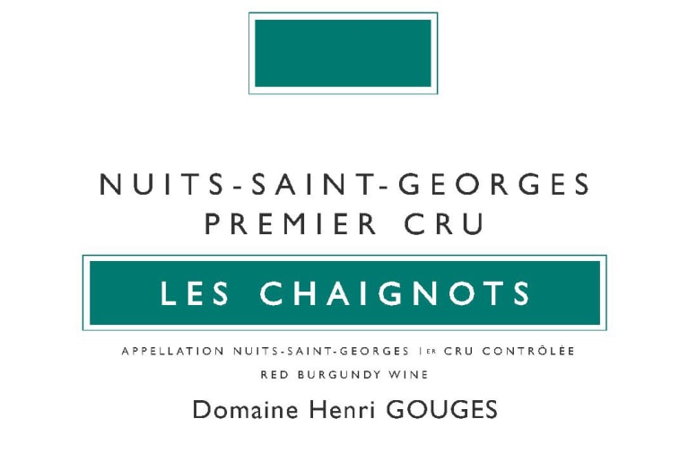 Domaine Henri Gouges Nuits-Saint-Georges Les Chaignots Premier Cru 2018 ...