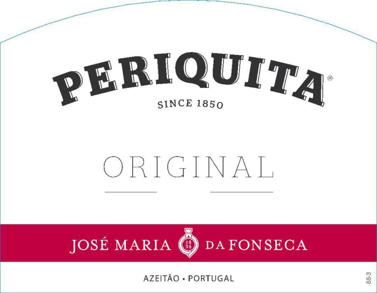 Flat front label of wine