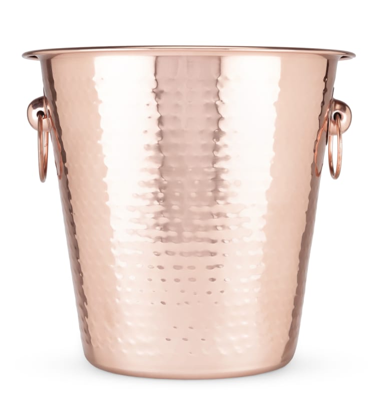 Hammered Copper Ice Bucket