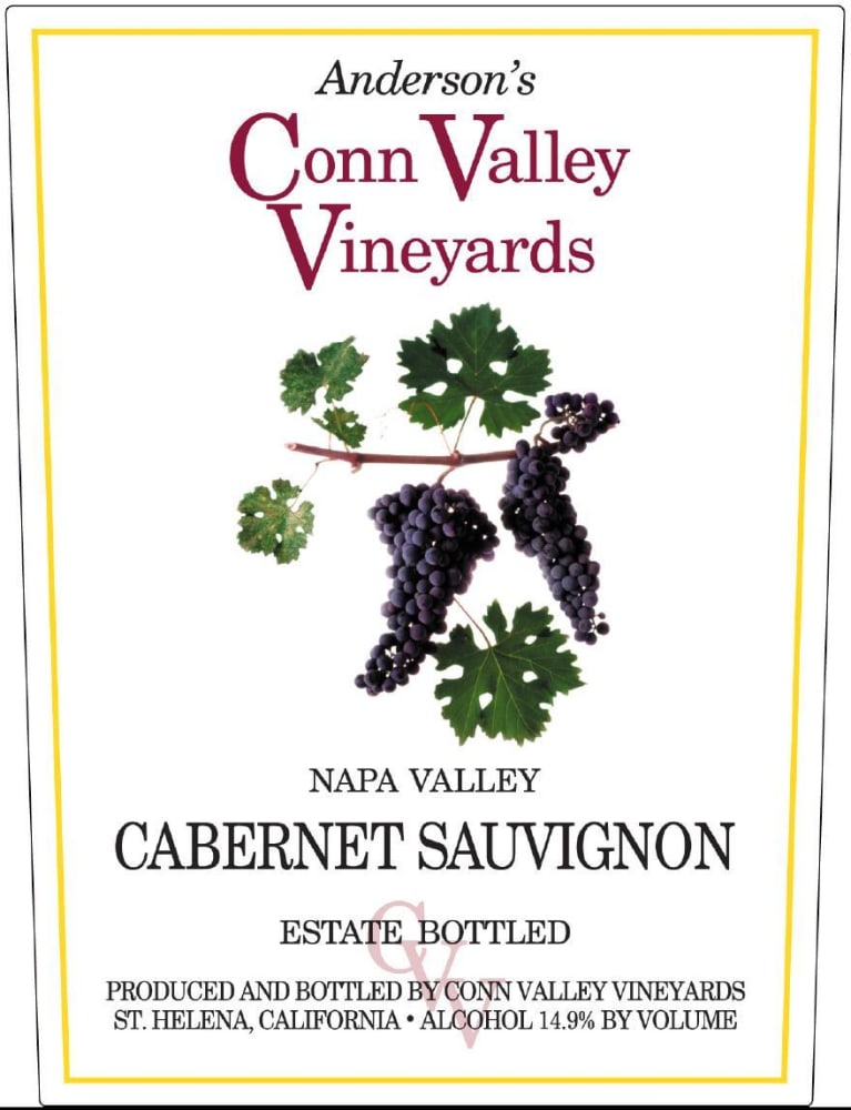Anderson's Conn Valley Vineyards Napa Valley Cabernet Sauvignon 2015 Front Label