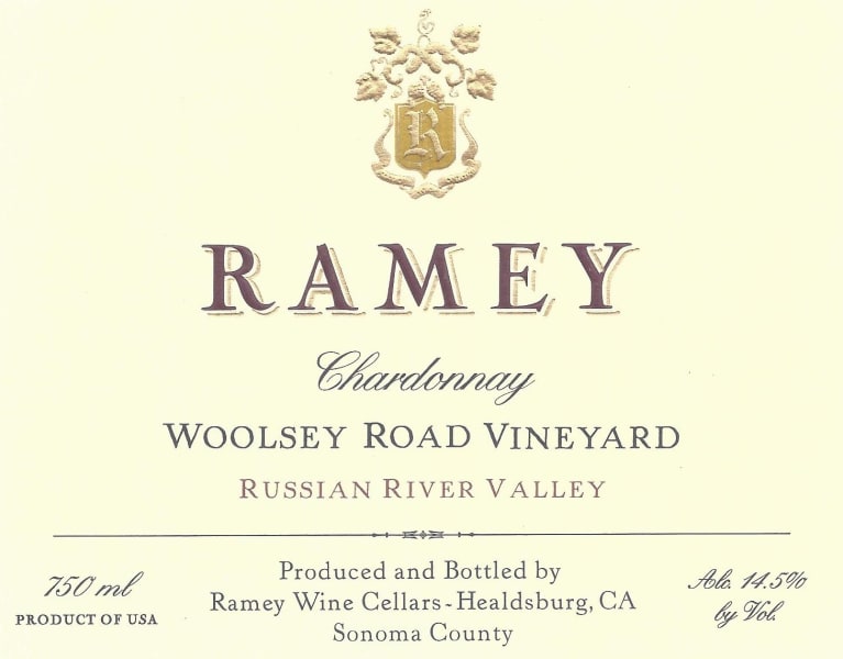 Ramey Woolsey Road Vineyard Chardonnay 2019