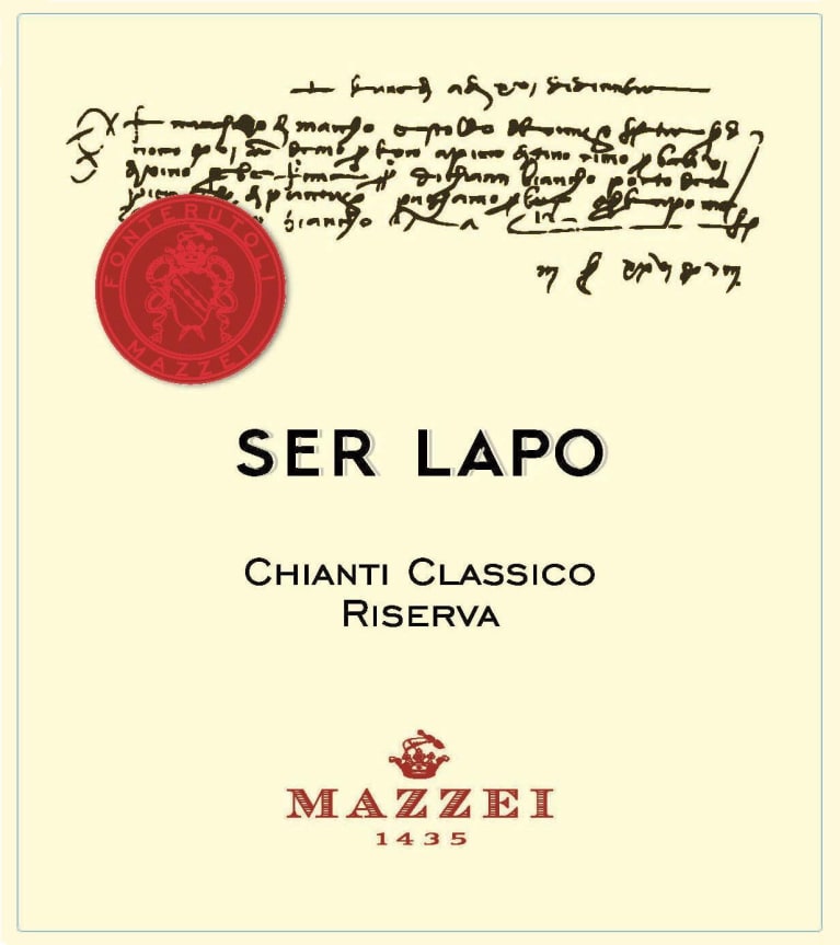 Mazzei Chianti Classico Riserva Ser Lapo 2015 Front Label