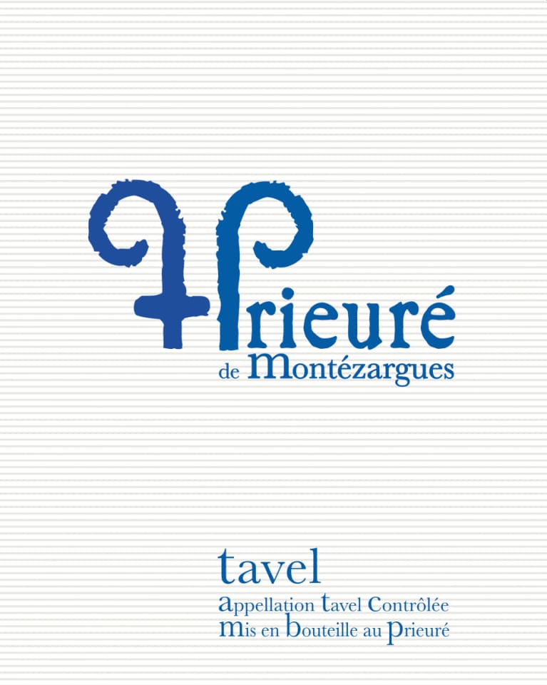 Prieure de Montezargues Tavel Rose 2018 Front Label