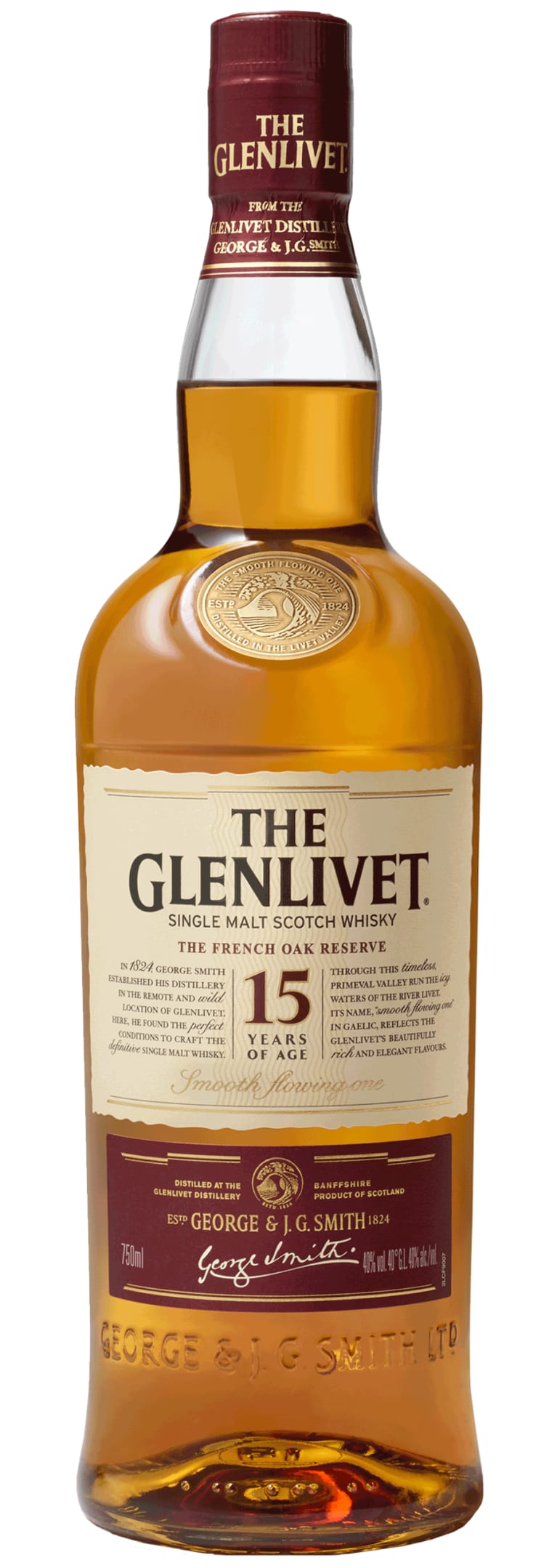 Glenlivet 15 Year French Oak Reserve Single Malt Scotch Whisky