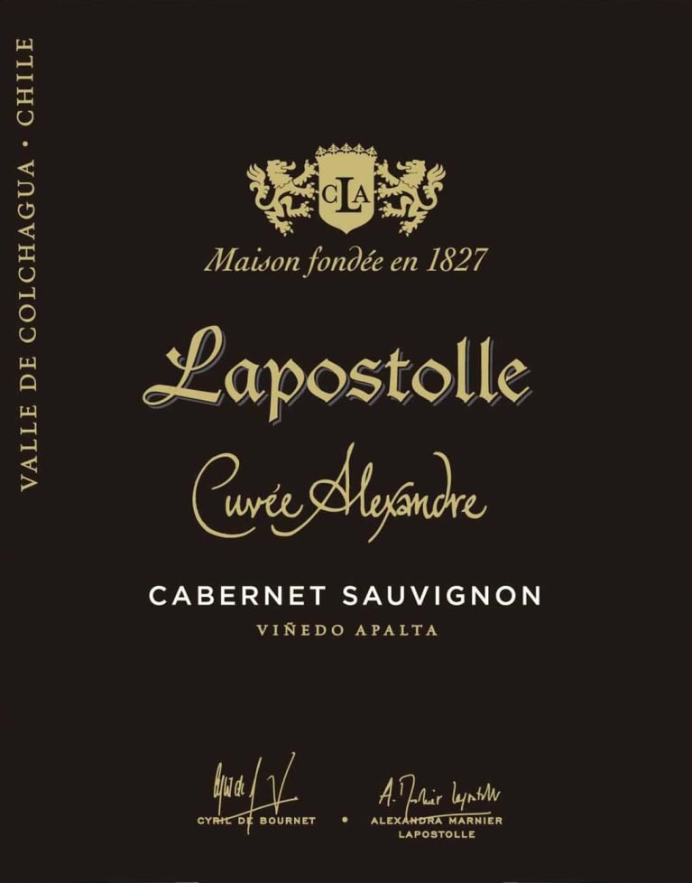 Lapostolle Cuvee Alexandre Cabernet Sauvignon 2017 Front Label