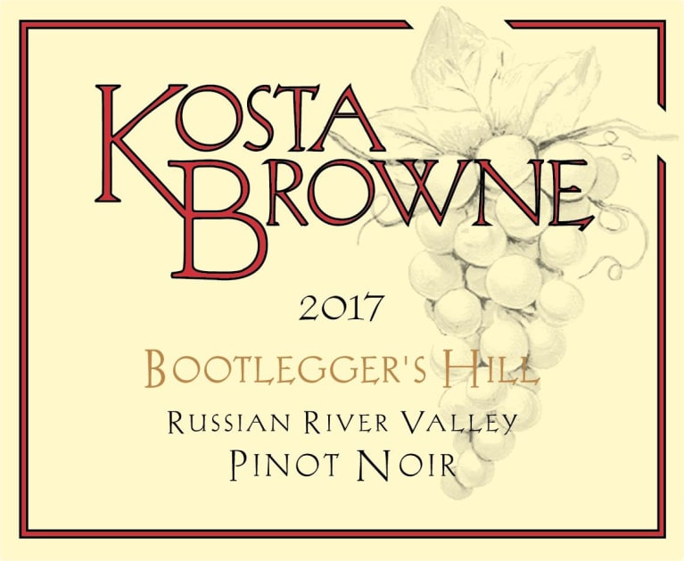 Kosta Browne Bootlegger's Hill Vineyard Pinot Noir 2017