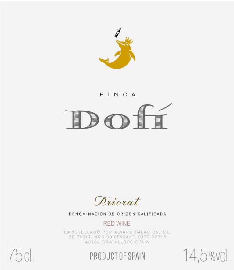 Alvaro Palacios Finca Dofi (375ML half-bottle) 2017 Front Label