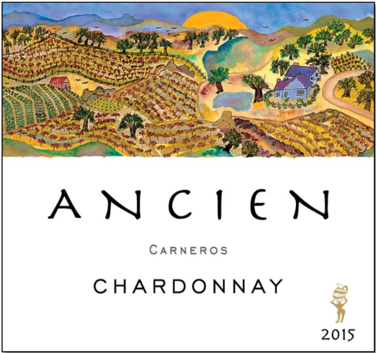 Ancien Wines Chardonnay 2015 Front Label