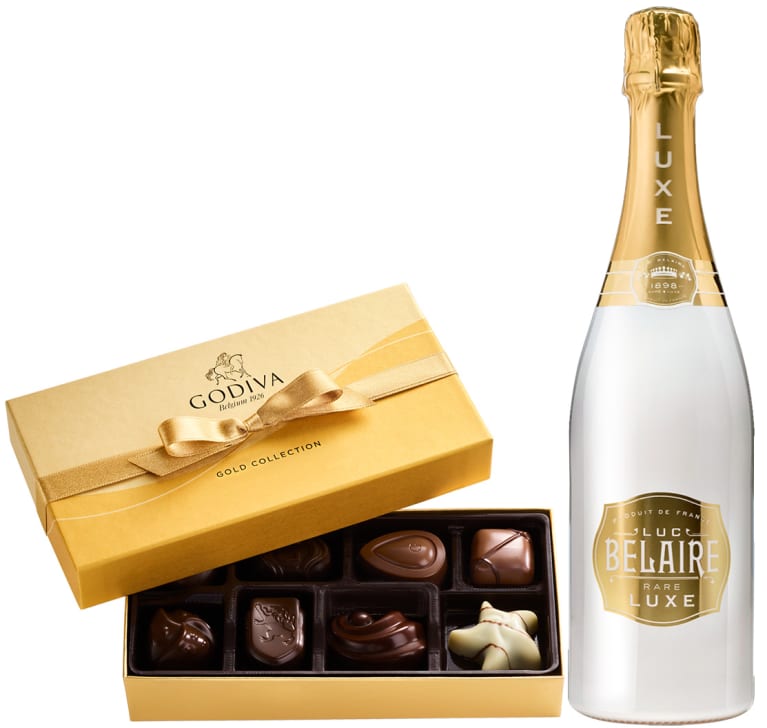 Bubbles & Godiva Gift Set