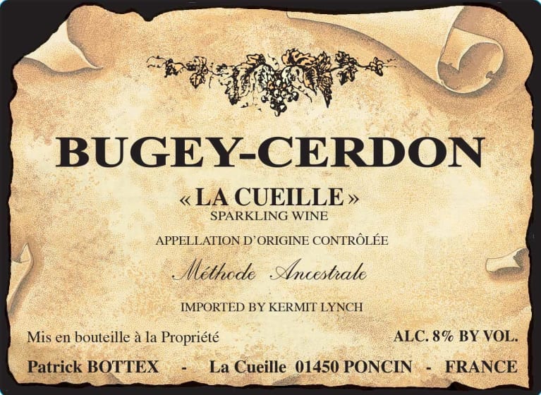 Patrick Bottex Bugey Cerdon Rose La Cueille Front Label