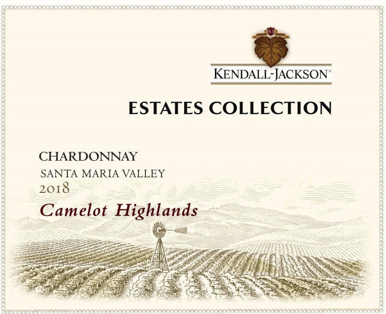 KendallJackson Estates Collection Camelot Highlands Chardonnay 2018