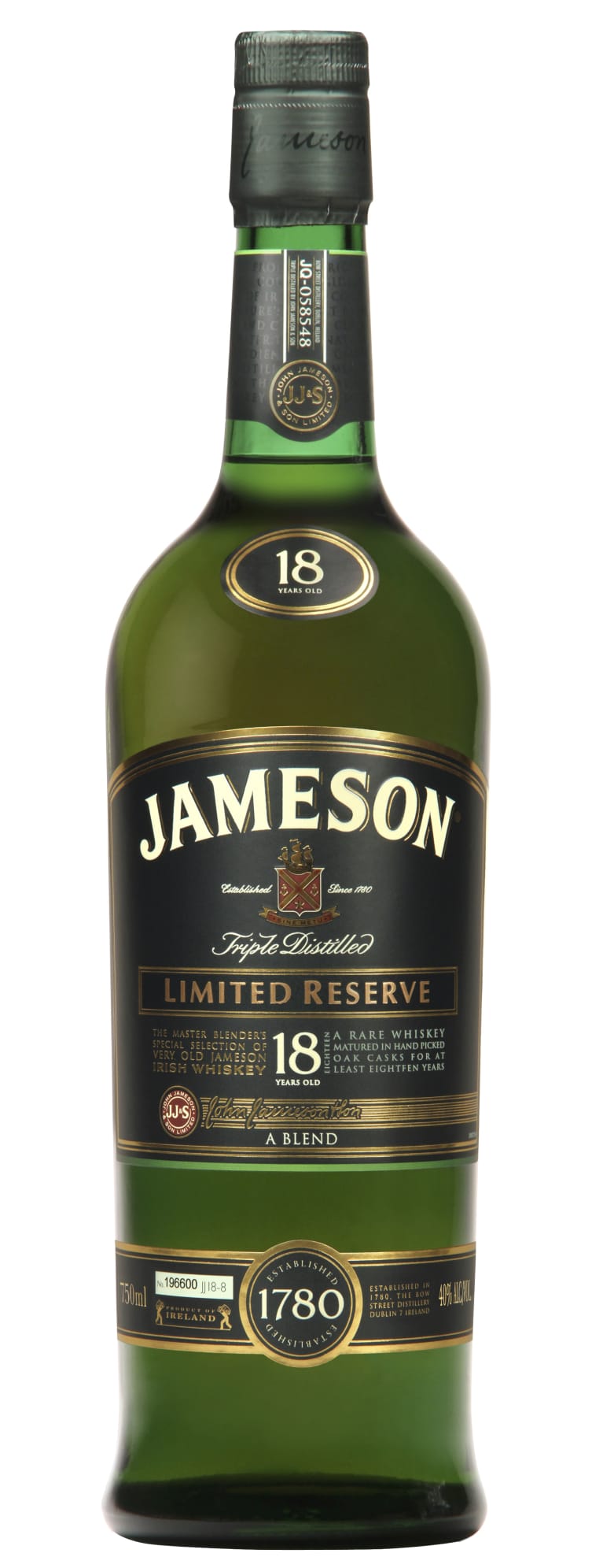 Jameson 18 Year Limited Reserve Irish Whiskey