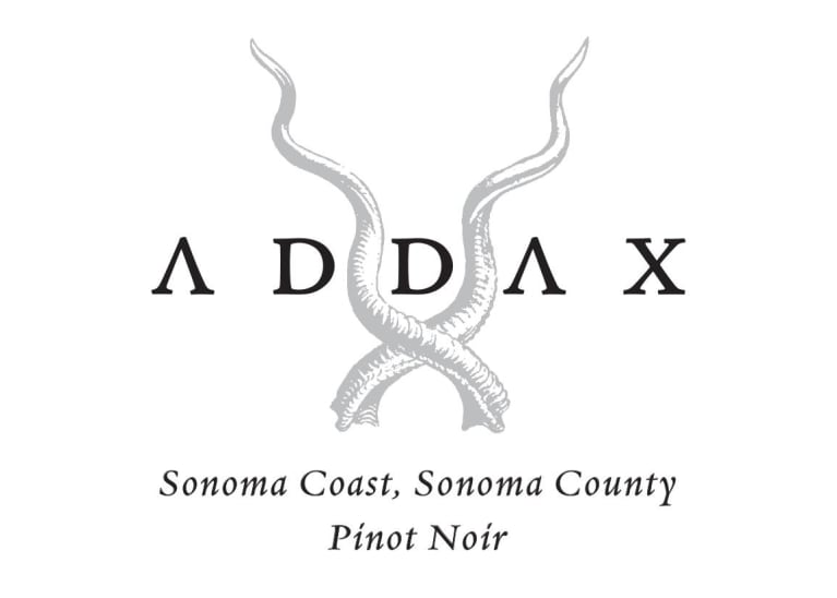 Addax Sonoma Coast Pinot Noir 2019 Front Label