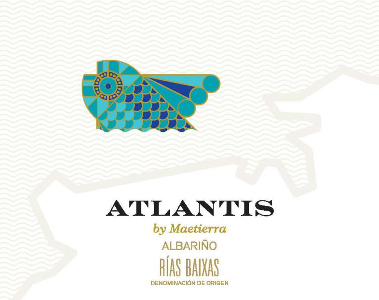 Atlantis Albarino 2020 Front Label
