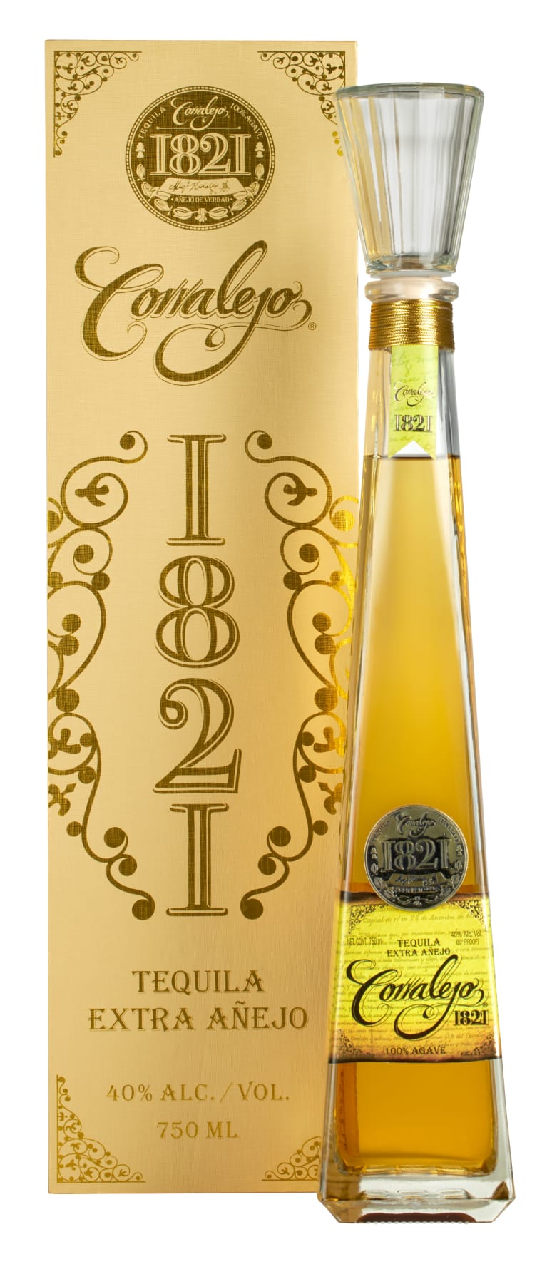 Corralejo "1821" Extra Anejo Tequila with Gift Box