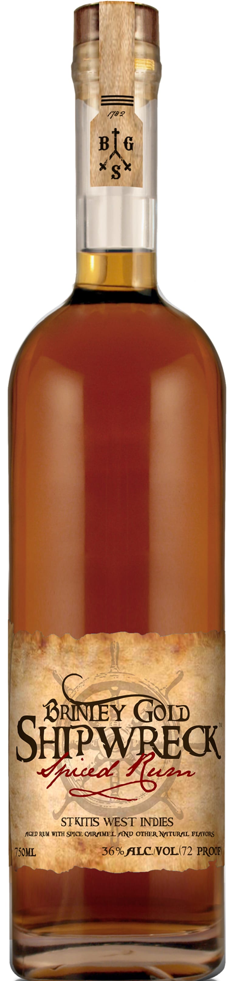 Brinley Gold Shipwreck Spiced Rum