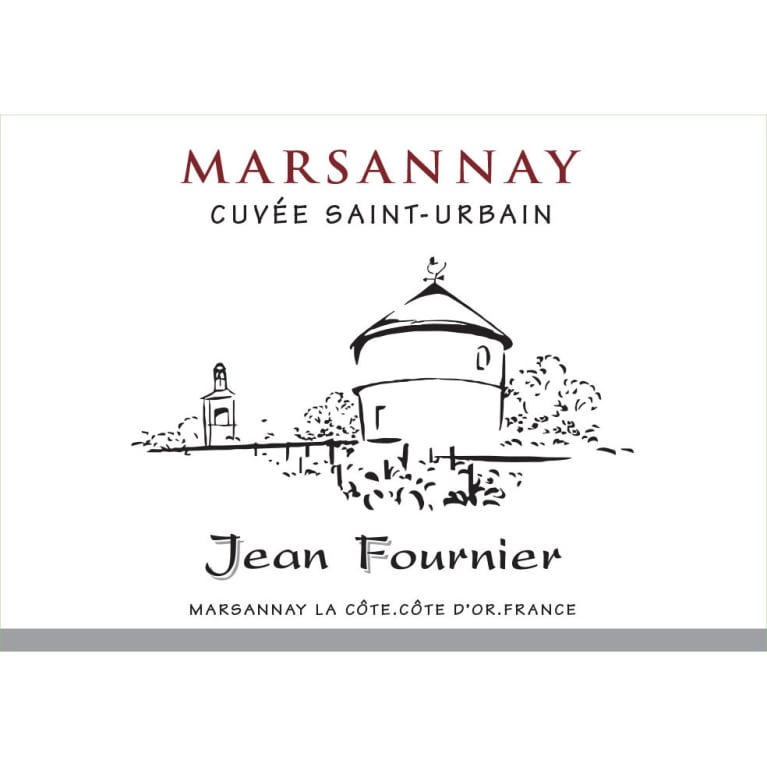 Jean Fournier Saint Urbain Rouge 2016 Front Label