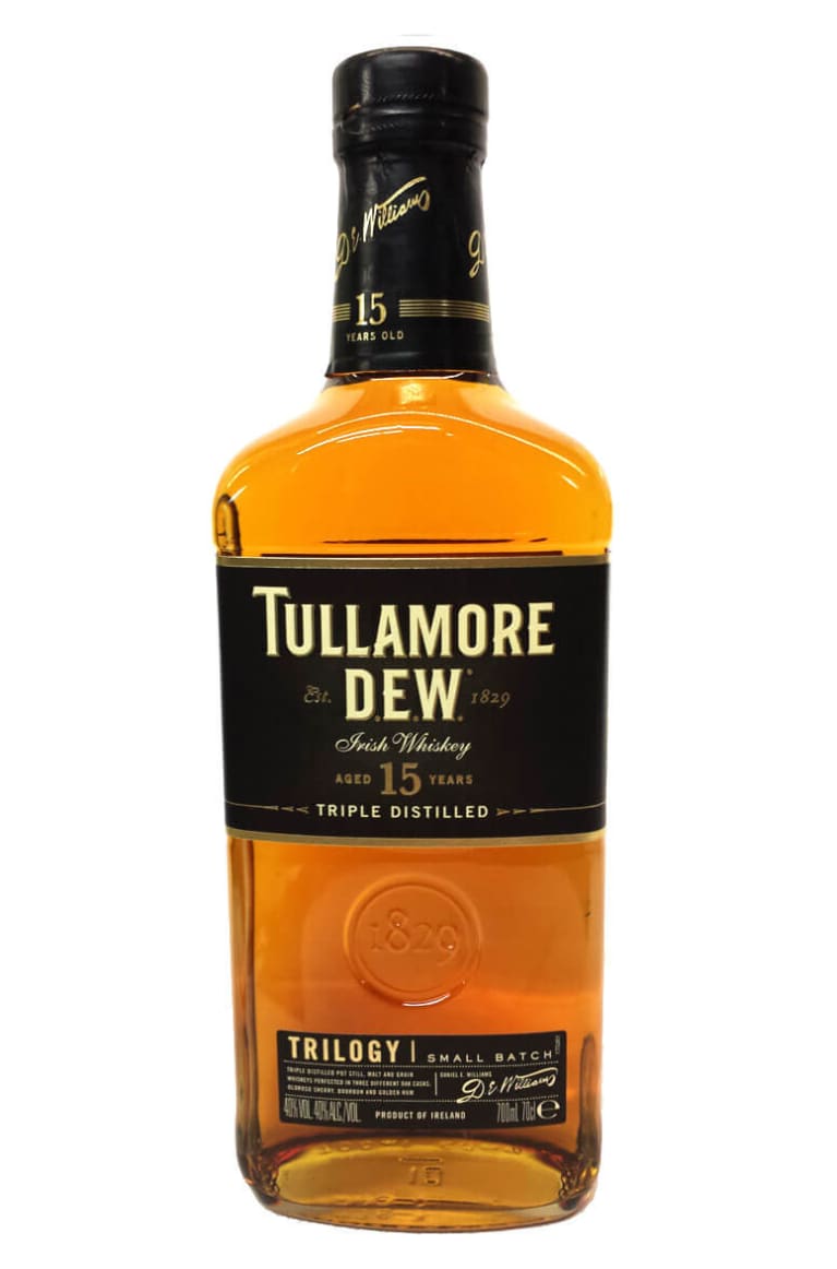 Tullamore DEW 15 Year Old Trilogy Triple Distilled Irish Whiskey Tullamore DEW 15 Year Old Trilogy Triple Distilled Irish Whiskey