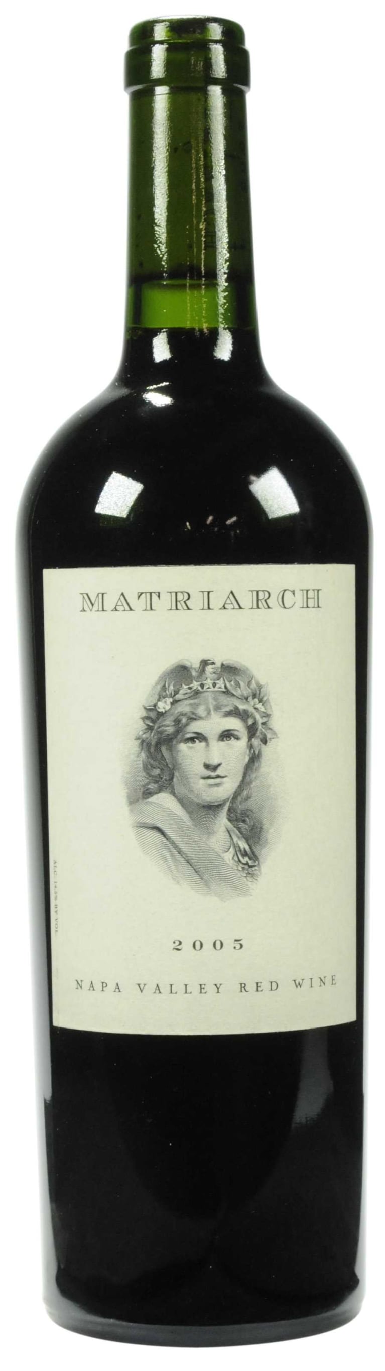 Front shot of wine bottle