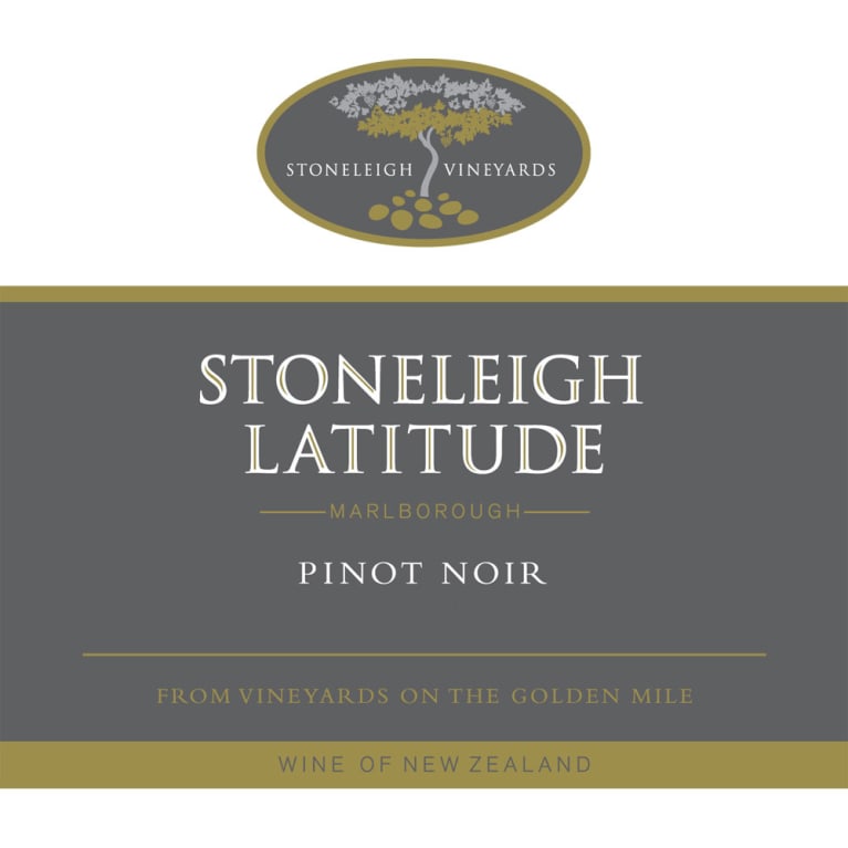Stoneleigh Latitude Pinot Noir 2013 Front Label