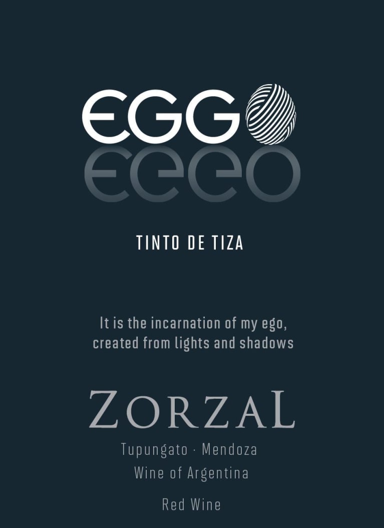 Zorzal Eggo Tinto de Tiza 2017 Front Label