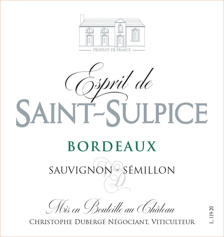 Chateau Saint Sulpice Esprit de SaintSulpice Blanc 2021