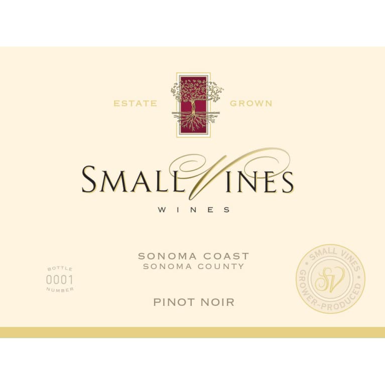 Small Vines Sonoma Coast Pinot Noir 2019