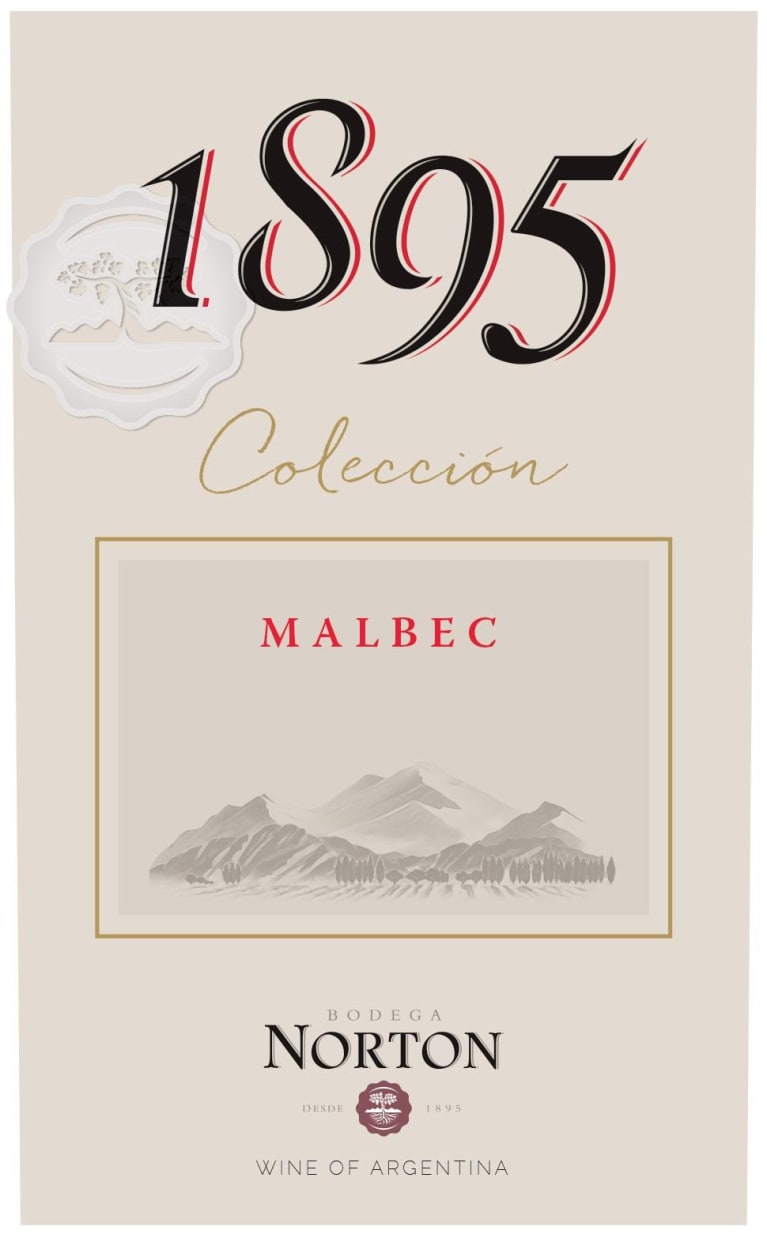 Bodega Norton 1895 Coleccion Malbec 2018 Front Label