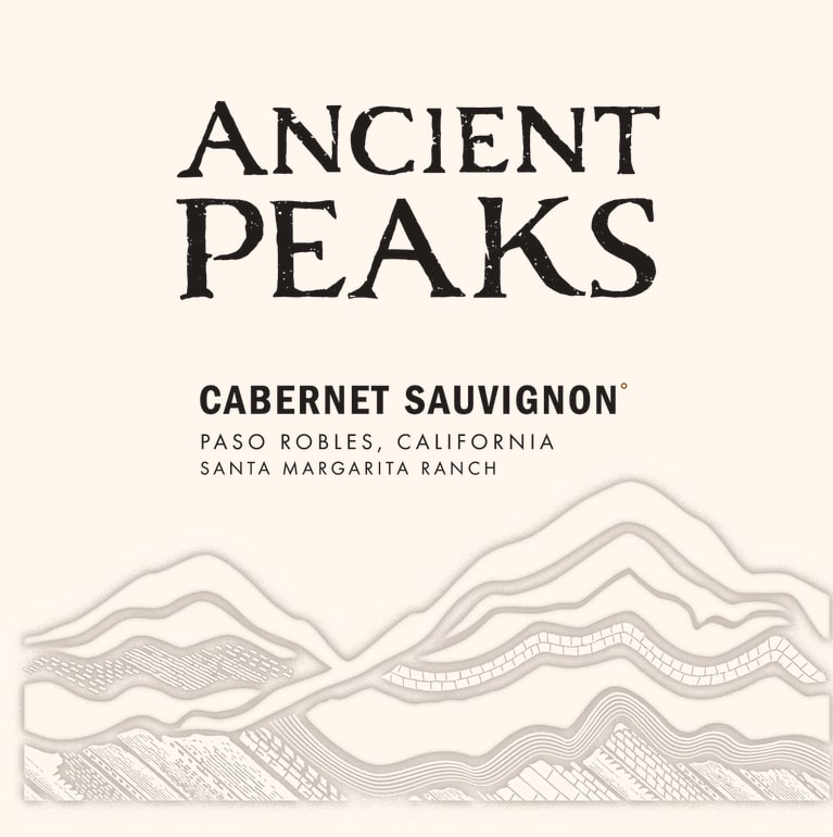Ancient Peaks Paso Robles Cabernet Sauvignon 2018 Front Label