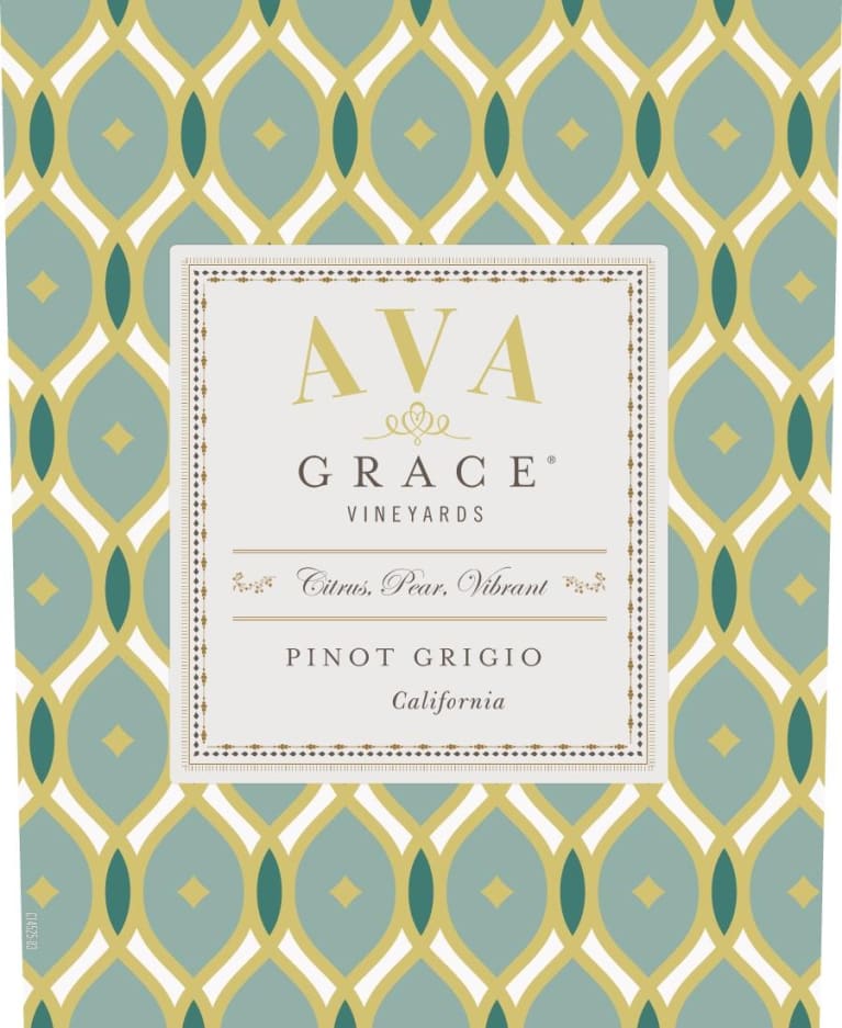 AVA Grace Pinot Grigio 2020 Front Label