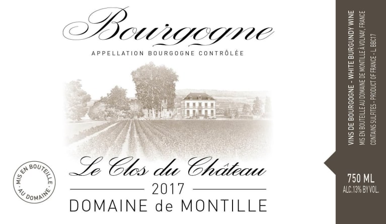 Domaine de Montille Bourgogne Blanc Le Clos du Chateau 2017 | Wine.com