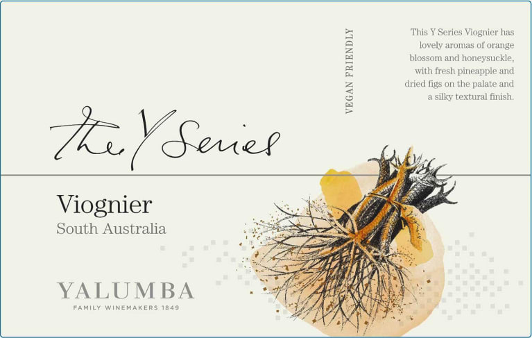 Yalumba Y Series Viognier 2020 Front Label